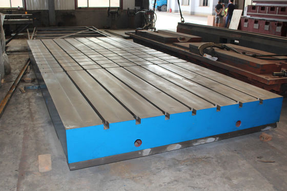 M24 Floor Machine Bed Cast Iron Base Plate 6000x3000mm